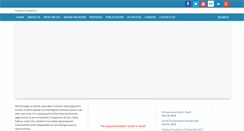 Desktop Screenshot of hashoofoundation.org